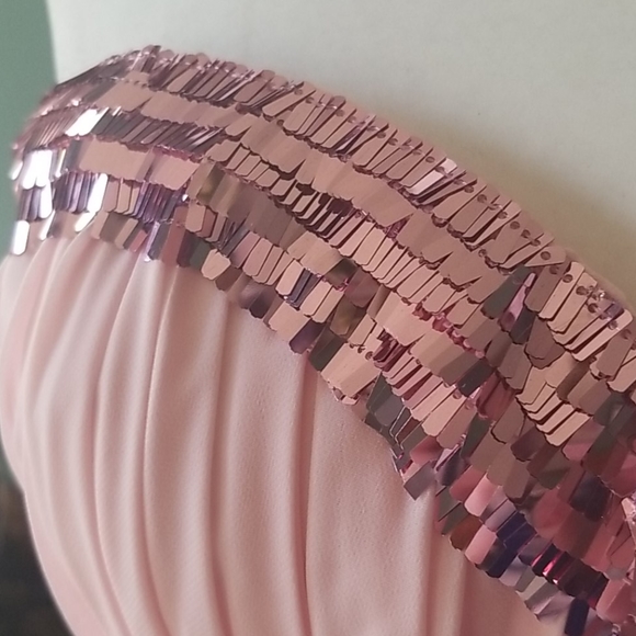 Kiss Light Pink Formal Gown with Sequins - Picture 3 of 8